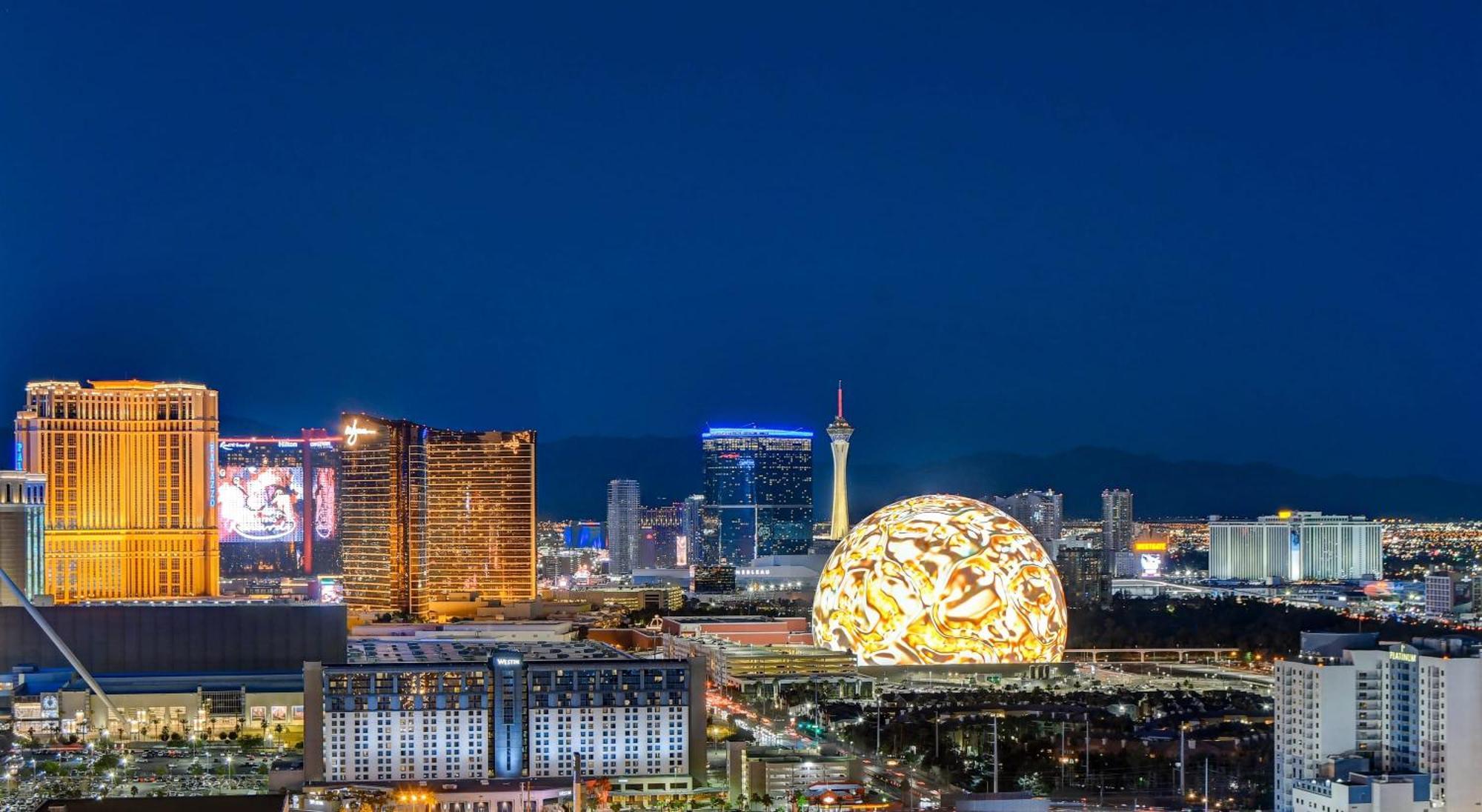 Mgm Signature-27-805 F1 Track & Strip View Balcony Las Vegas Eksteriør bilde